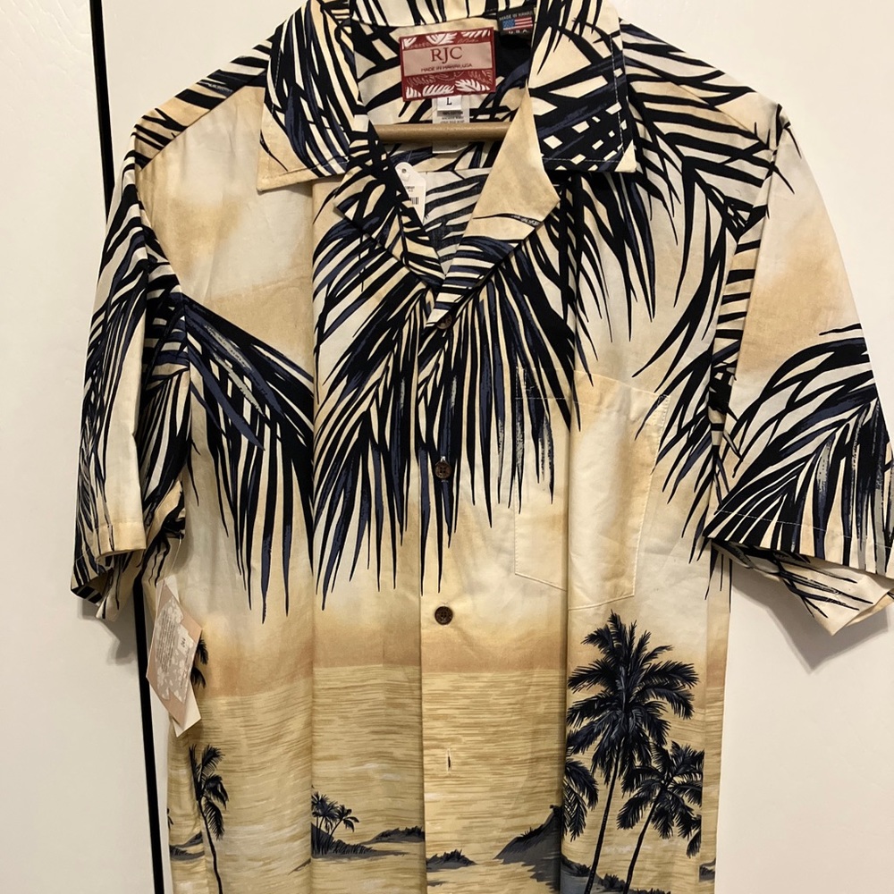 NWT RJC Vintage Hawaiian Shirt. Sz L